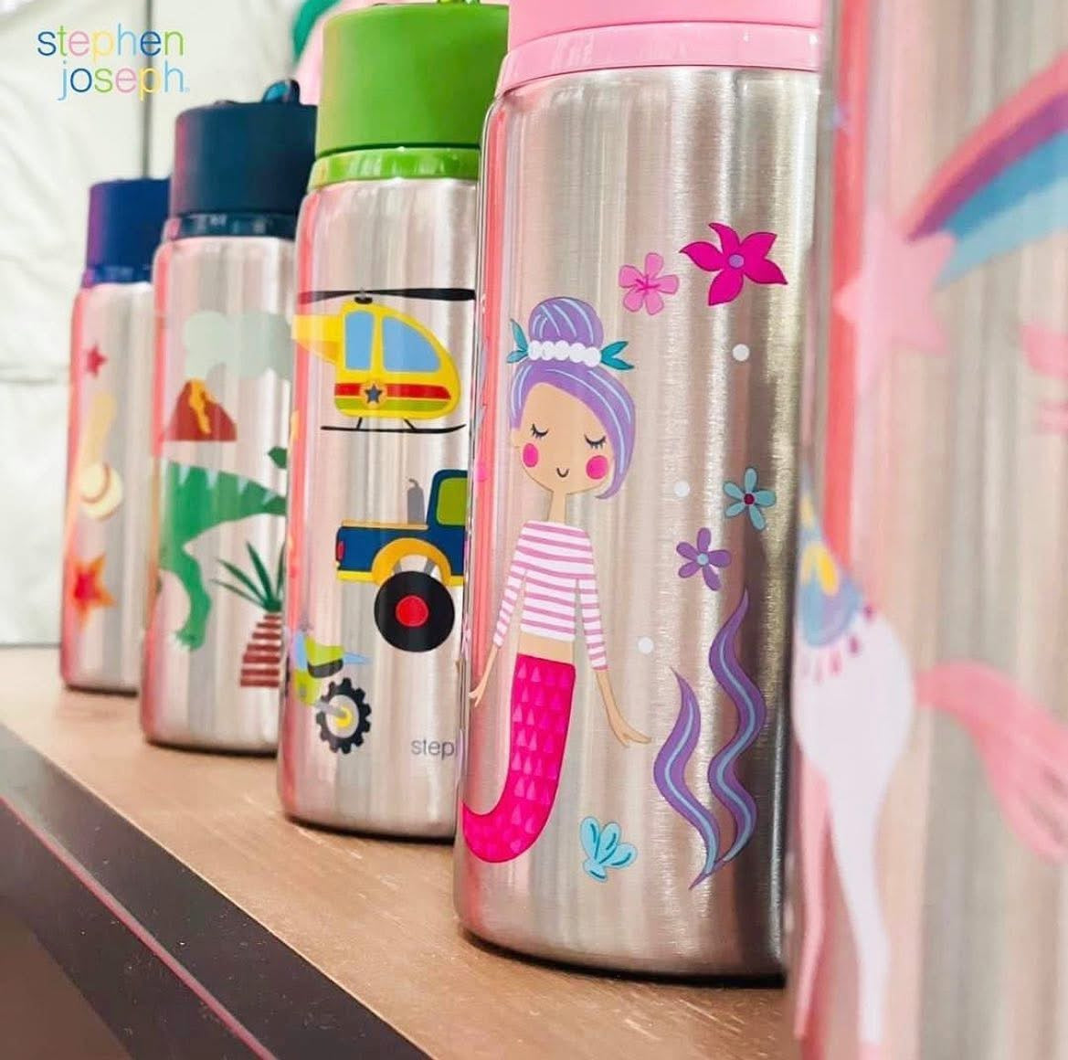 Stephen Joseph Stainless Steel Water Bottle