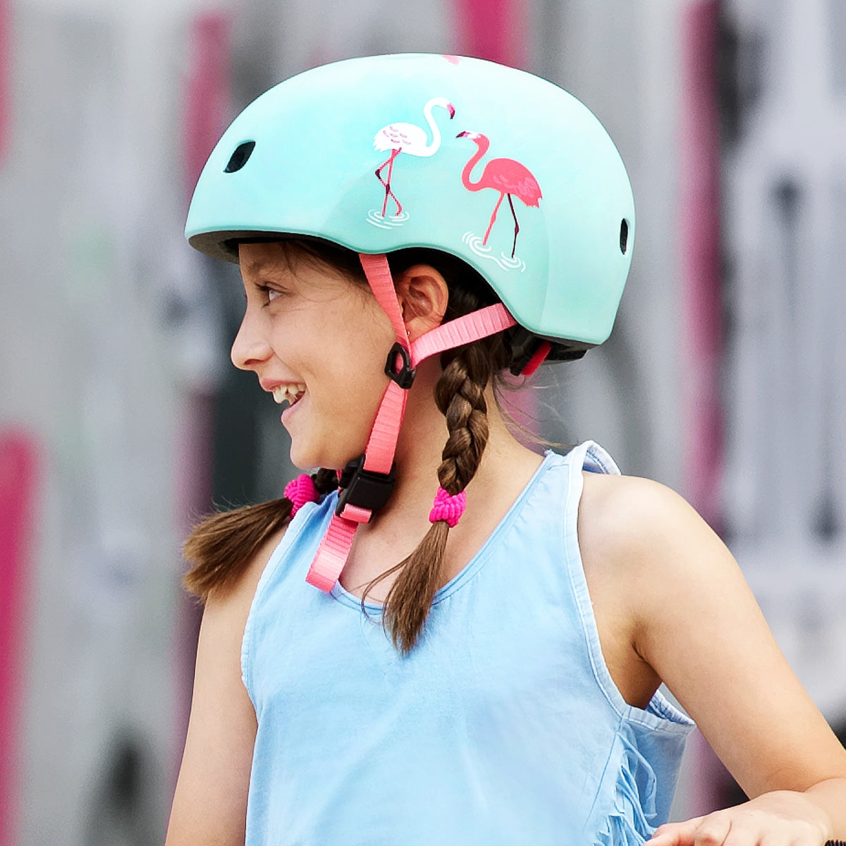 Micro Scooter Helmet Flamingo