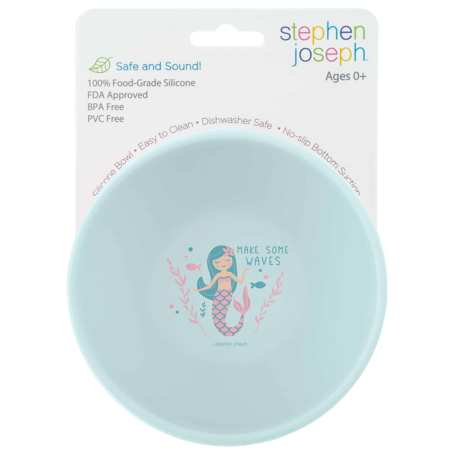 Stephen Joseph Silicone Baby Bowl