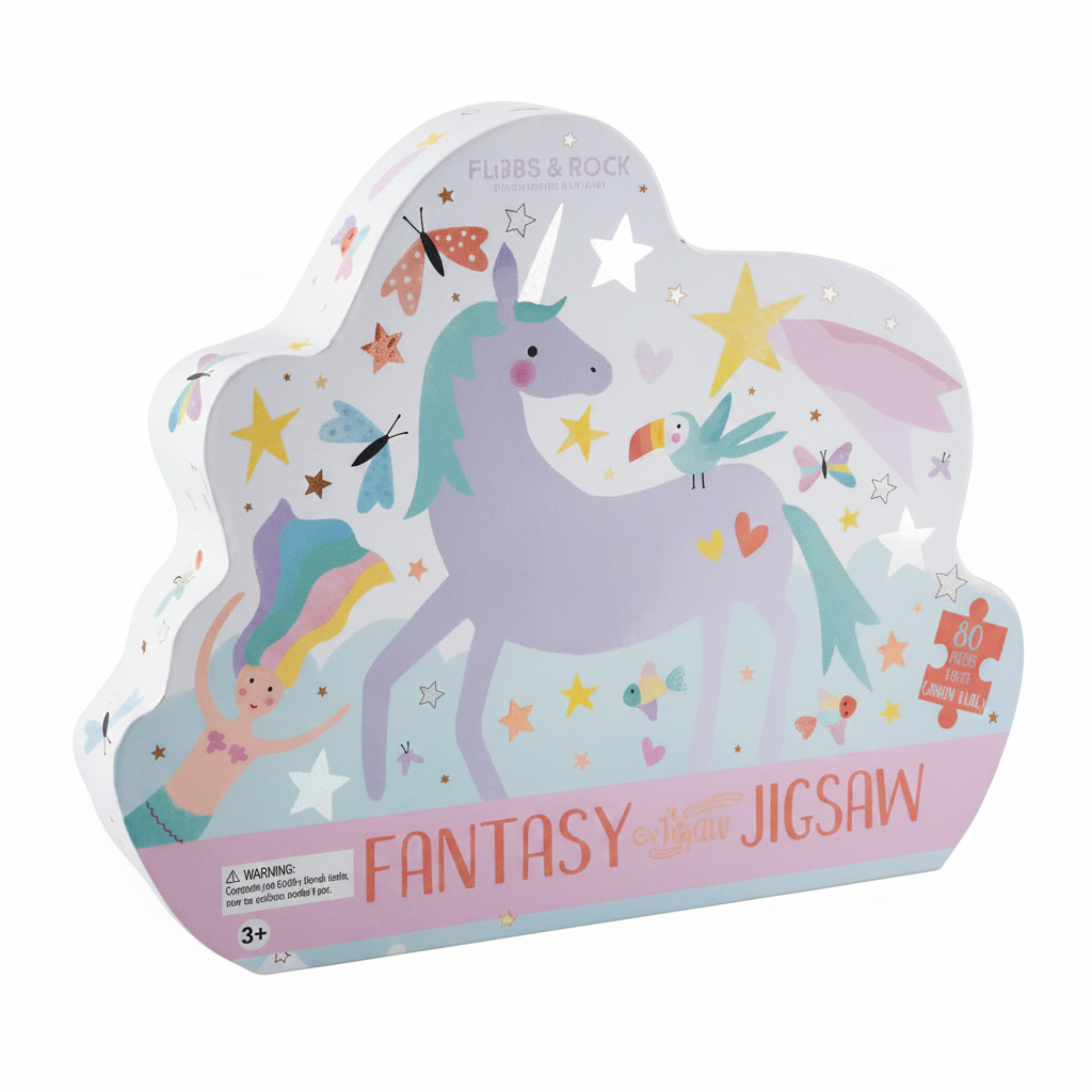 Floss & Rock 80 Piece Shaped Jigasaw Puzzles