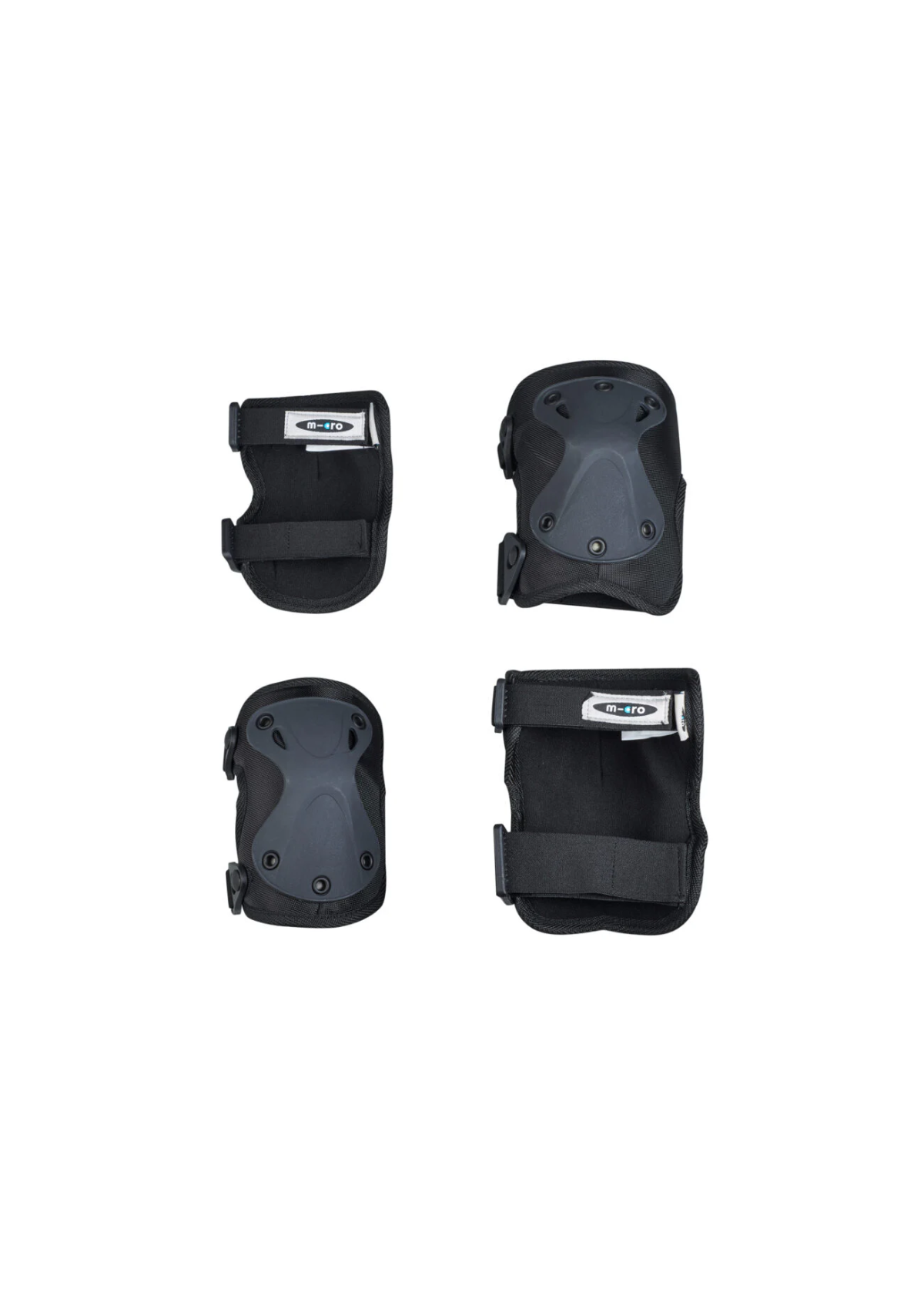 Micro Scooter Knee and Elbow Pads Black