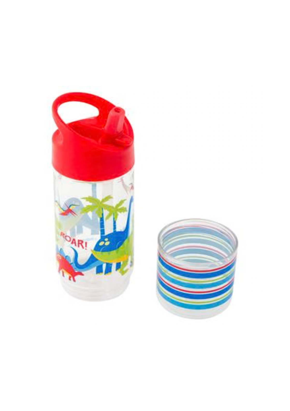 Stephen Joseph Flip Top Bottle with Snack Container