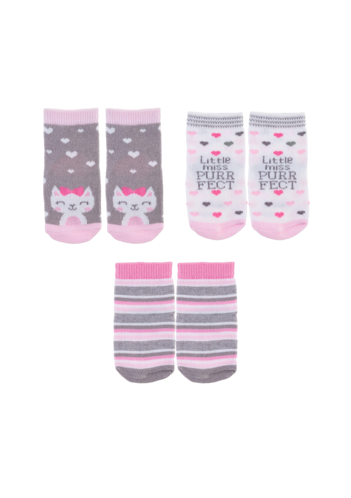 Stephen Joseph Baby Socks 3 Pack (Hanging)