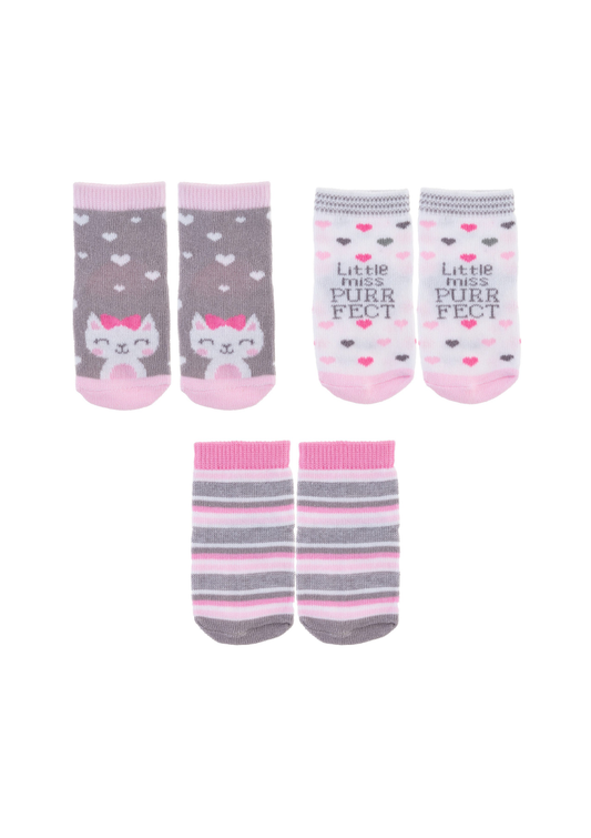 Stephen Joseph Baby Socks 3 Pack (Hanging)
