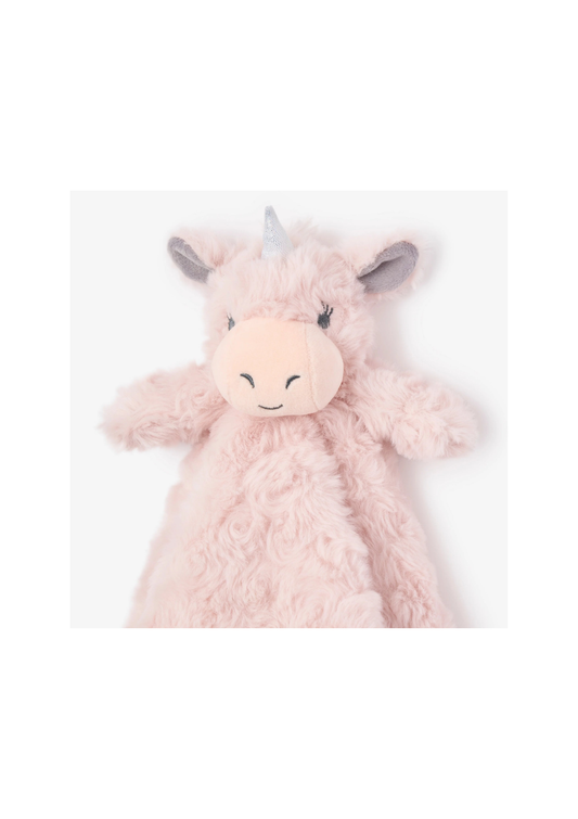 PINK UNICORN BABY SECURITY BLANKET